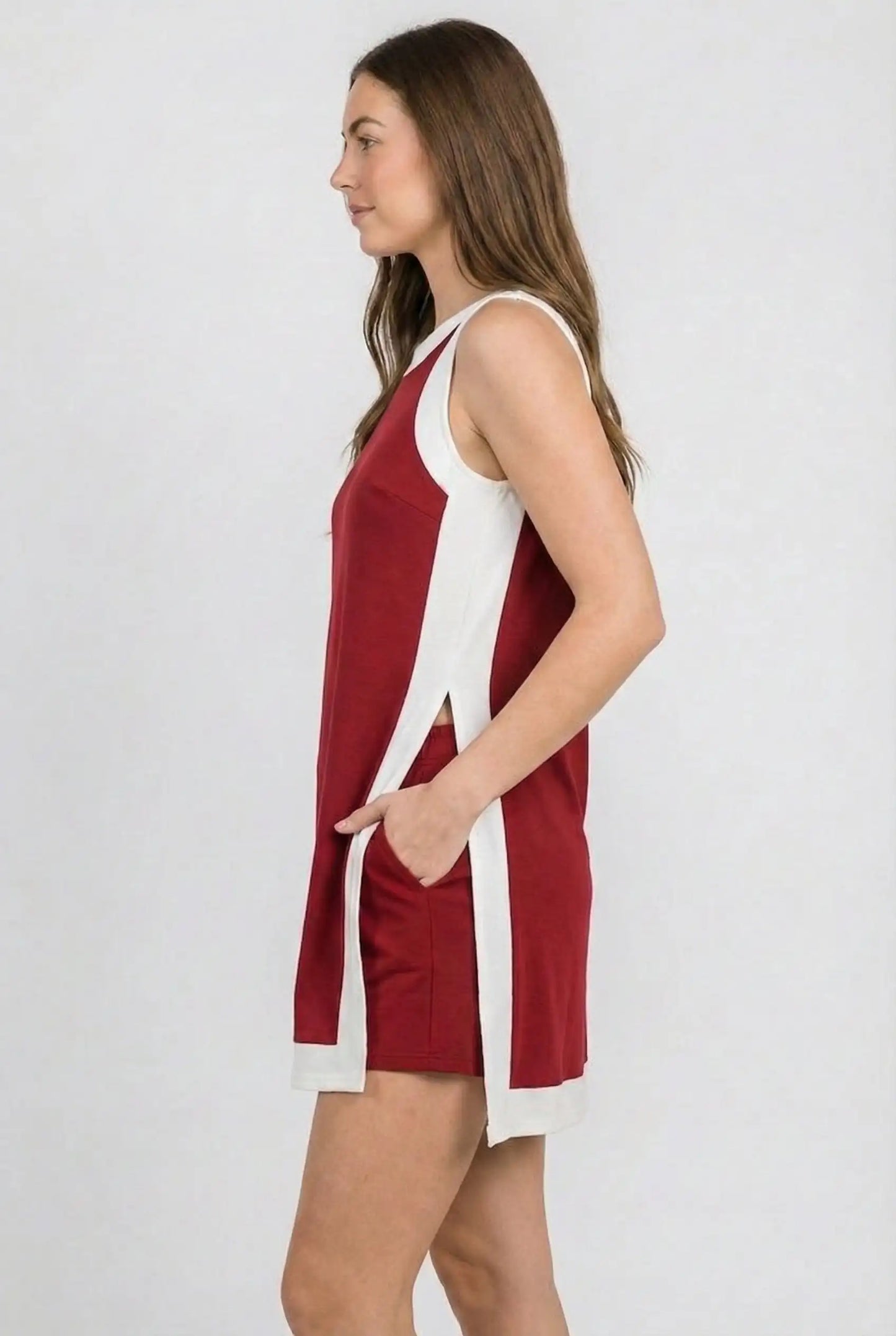 Elegante Mouwloze Top met Shorts – Dames Co-Ord Set