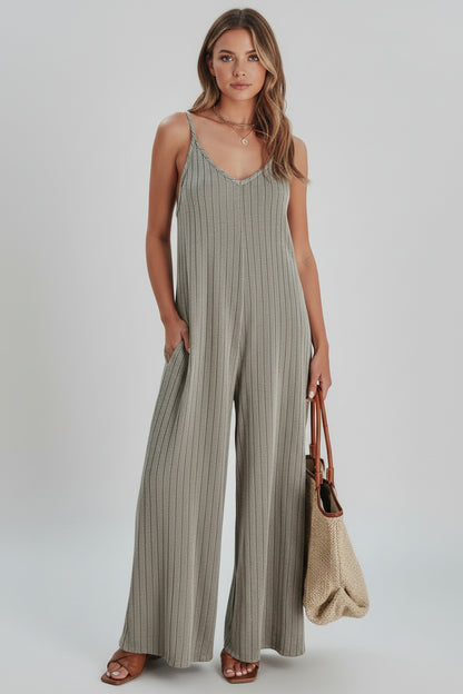 Dames One-Piece Jumpsuit – Rugloos met Moderne Uitstraling
