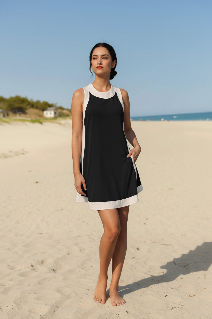 Elegante Mouwloze Top met Shorts – Dames Co-Ord Set