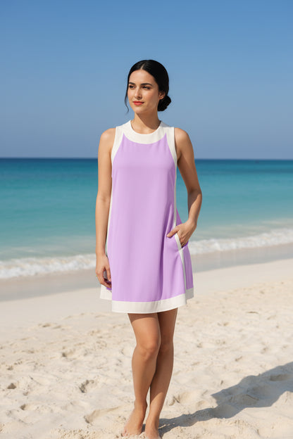 Elegante Mouwloze Top met Shorts – Dames Co-Ord Set