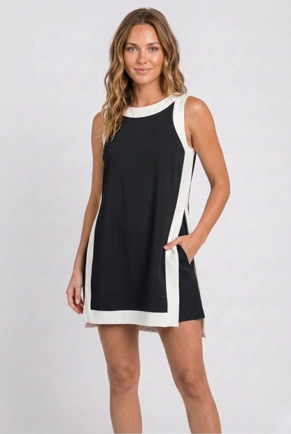 Elegante Mouwloze Top met Shorts – Dames Co-Ord Set